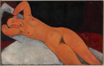 Amedeo Modigliani, Nude, 1917. Solomon R. Guggenheim Museum, New York, Solomon R. Guggenheim Founding Collection